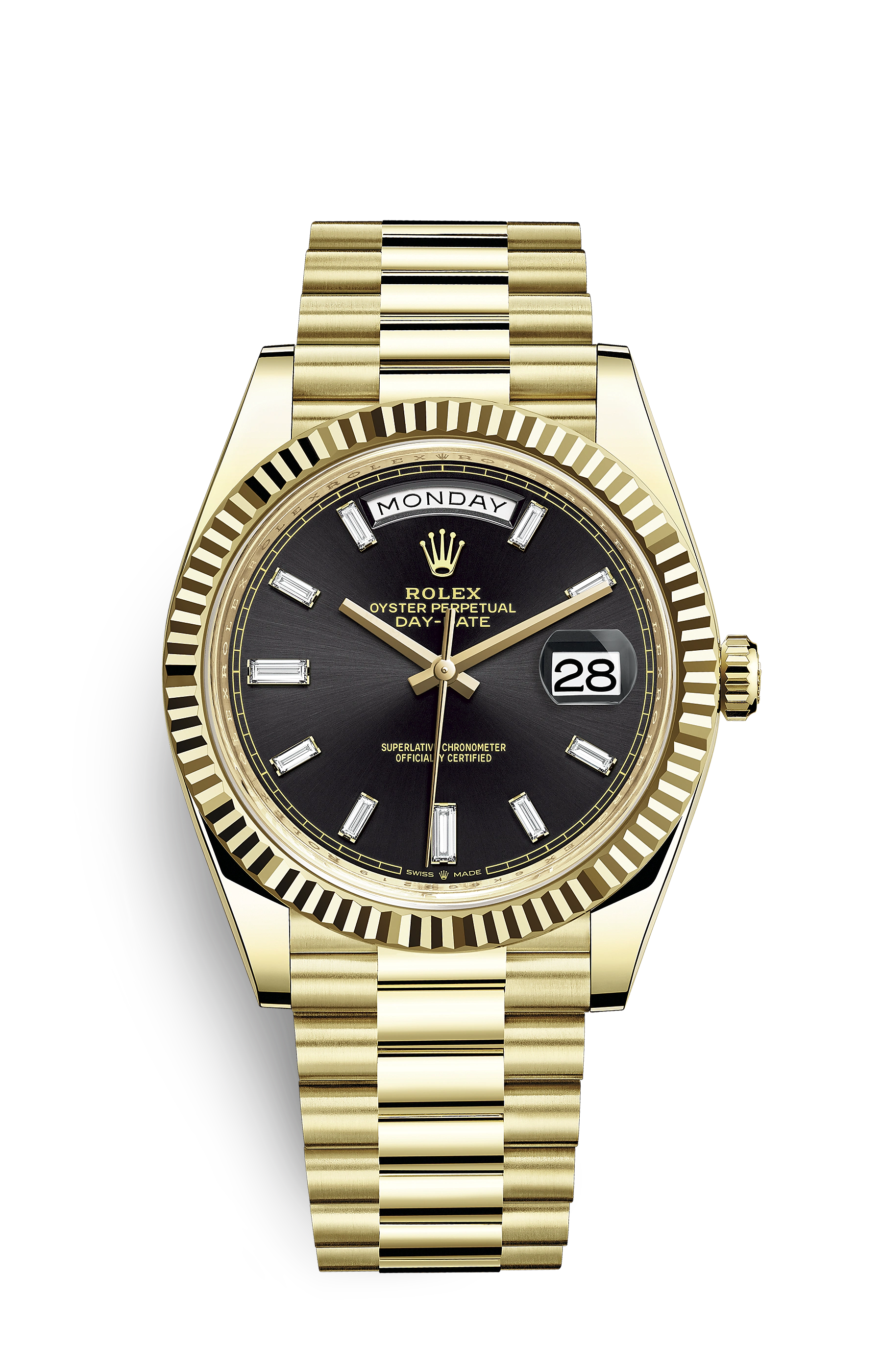 Rolex Day-Date Oyster 40 mm Yellow Gold Green Dial 228238
