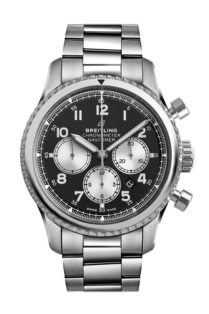 BRE Navitimer Chrono 43mm Stainless Steel AB0117131 B1A1