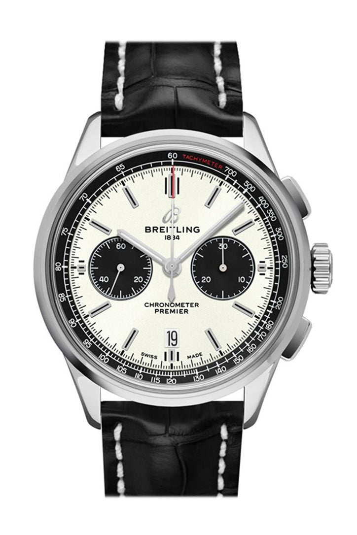 BRE Premier B01 Chronogragh 42mm BLACK CROC AB0118221 G1P1