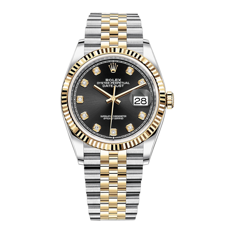 Rolex Datejust 36mm Black Diamond Jubilee m126233-0021