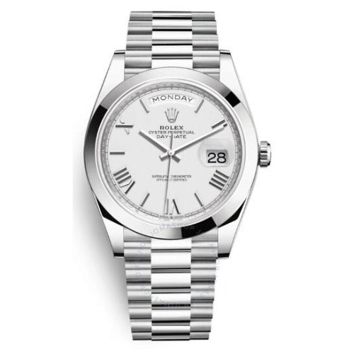 Day Date 40 White Dial Automatic Platinum