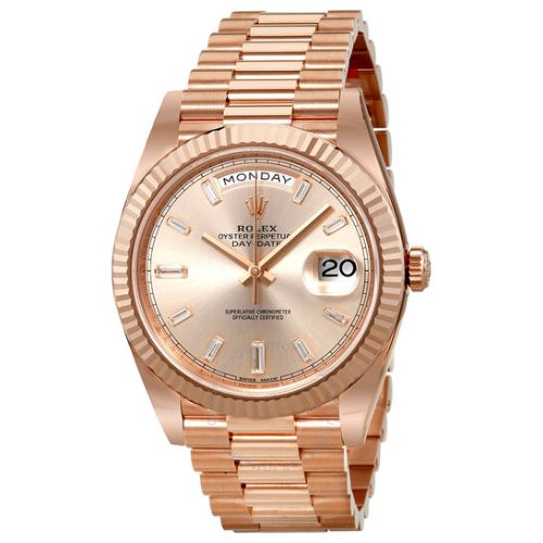 President Day Date Rose Dial 41mm