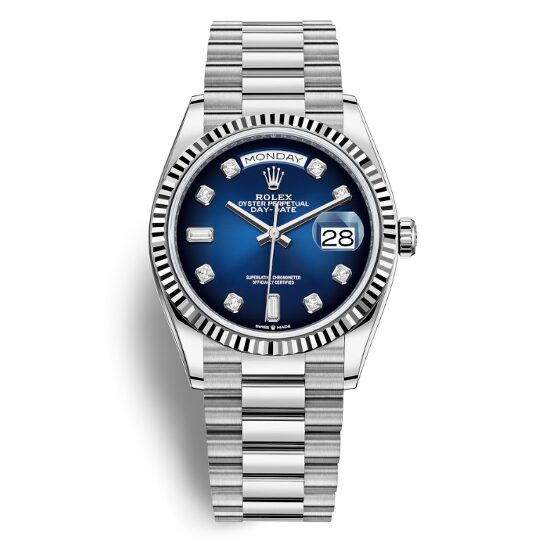 Day-Date 36 Blue Dial Women’s
