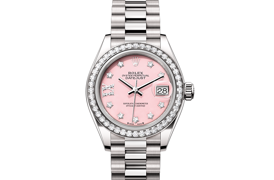 LADY-DATEJUST Oyster, 31 mm, white gold and diamonds  M279139RBR-0002