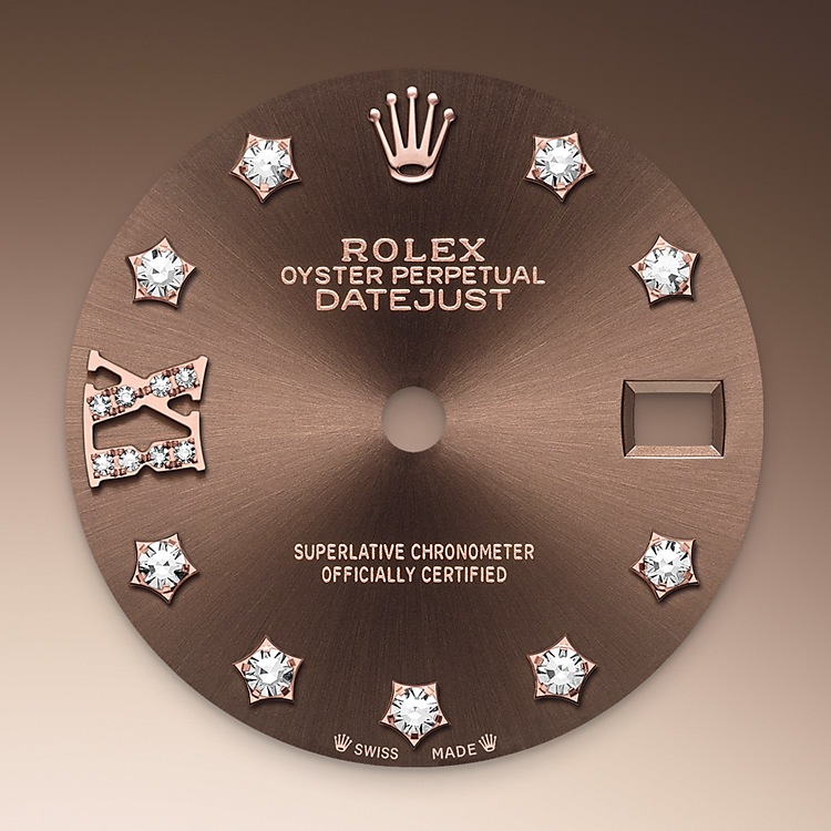 LADY-DATEJUST Oyster, 28 mm, Everose gold and diamonds  M279135RBR-0001