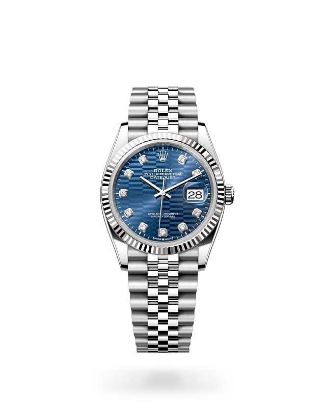 LADY-DATEJUST Oyster, 28 mm, Oystersteel and white gold  M279174-0015