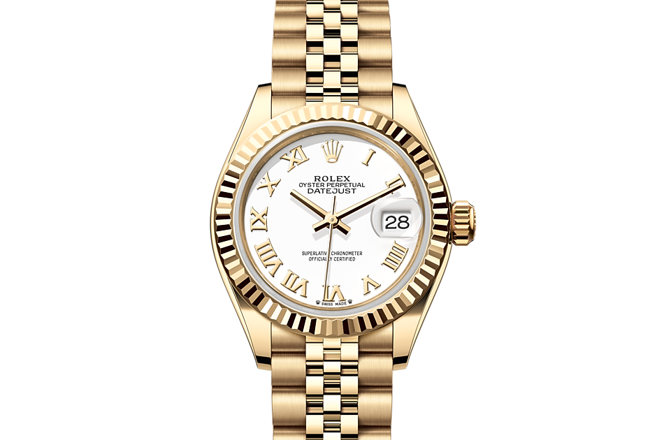 LADY-DATEJUST Oyster, 28 mm, yellow gold  M279178-0030