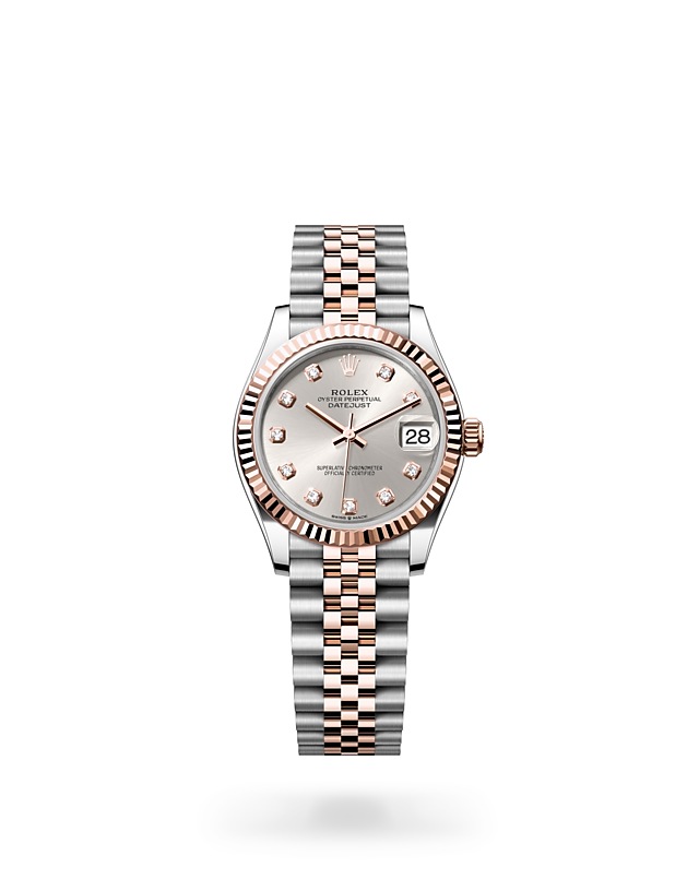 LADY-DATEJUST Oyster, 28 mm, Oystersteel and Everose gold  M279171-0007
