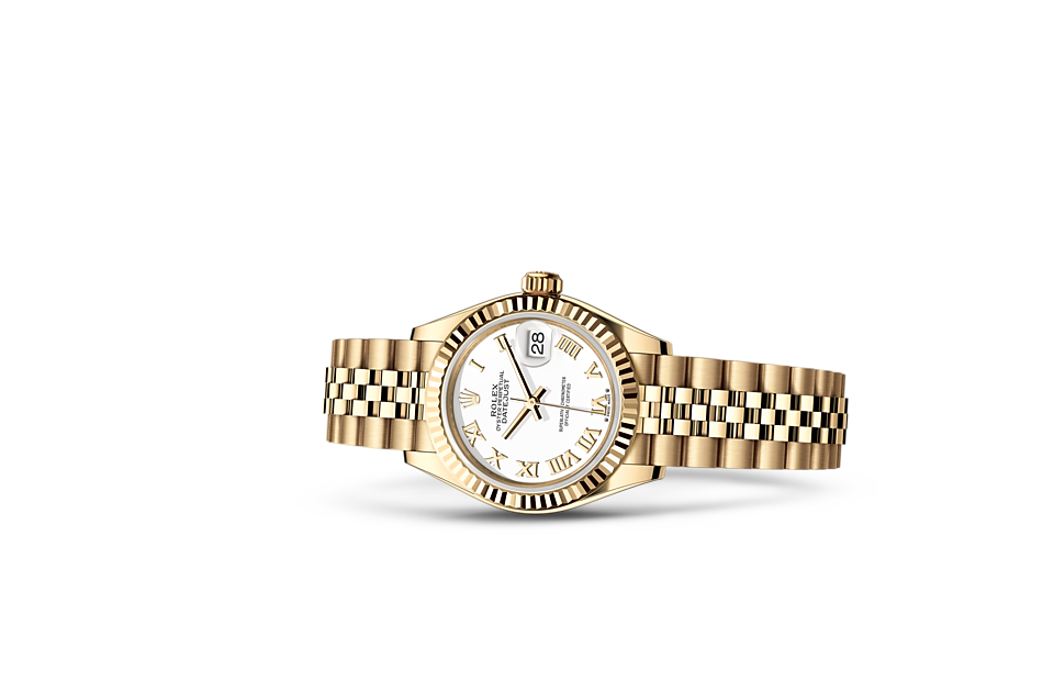 LADY-DATEJUST Oyster, 28 mm, yellow gold  M279178-0030