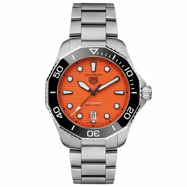 TAG HEUER AQUARACER PROFESSIONAL 300 ORANGE DIVER WATCH WBP201F.BA0632