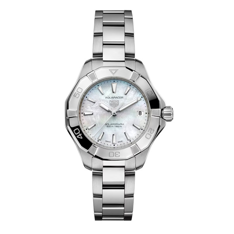 TAG HEUER AQUARACER PROFESSIONAL 200 QUARTZ SOLARGRAPH WATCH WBP1312.BA0005