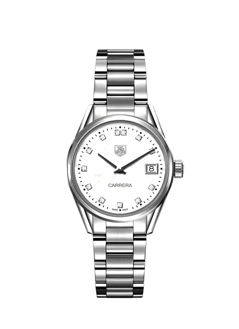 TAG HEUER CARRERA LADIES QUARTZ WATCH WAR1314.BA0778