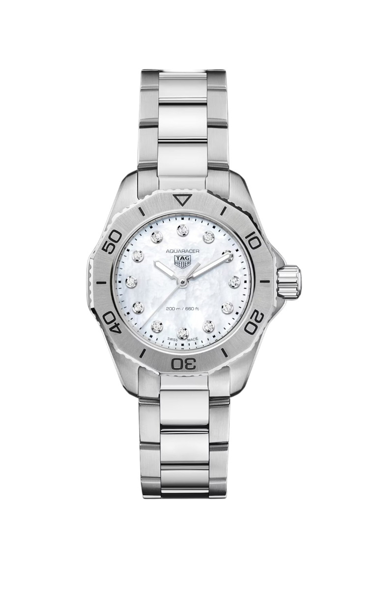 TAG HEUER AQUARACER PROFESSIONAL 200 QUARTZ DIAMOND WATCH wbp1416-ba0622