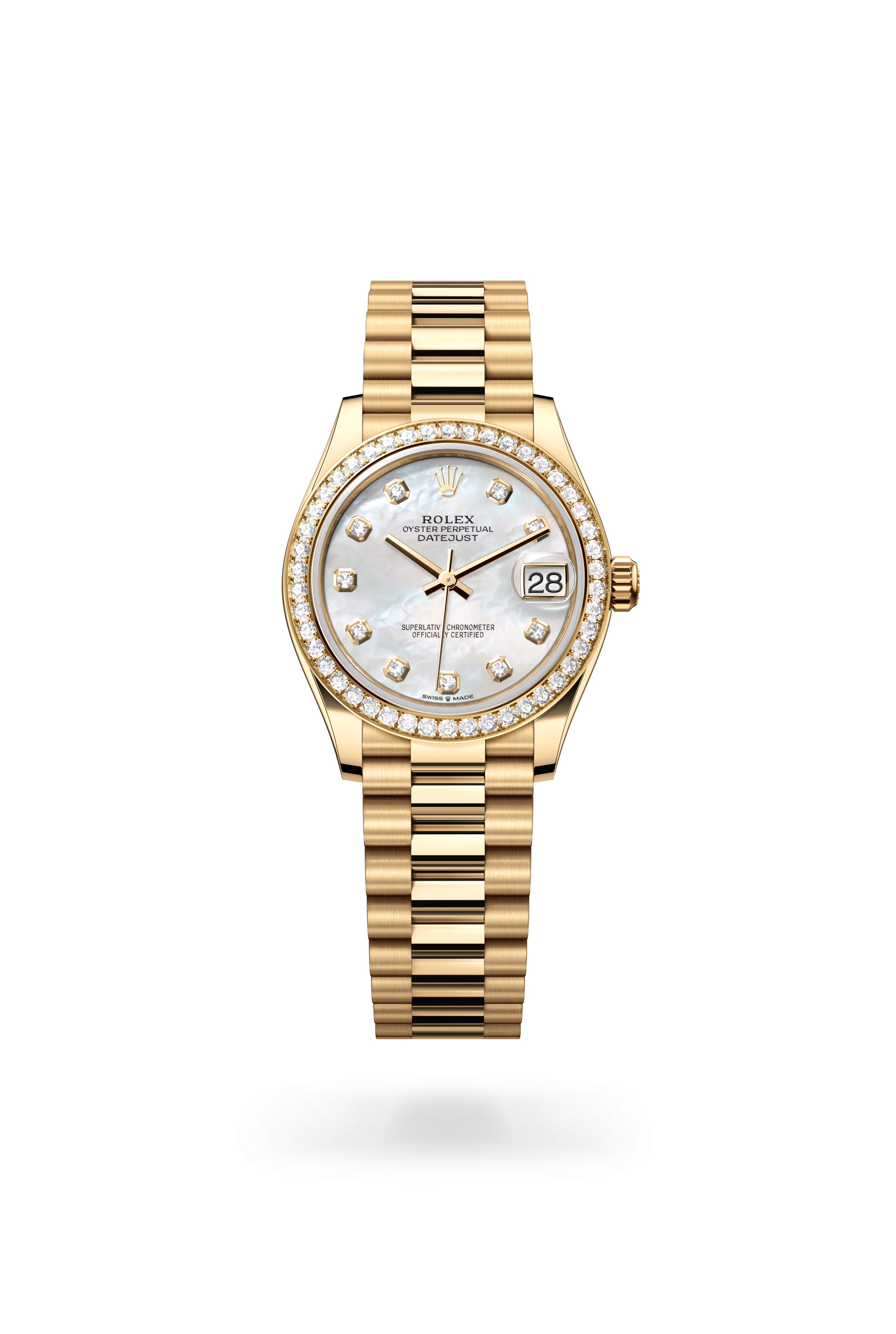 Rolex DAY-DATE 36 Oyster, 36 mm, yellow gold and diamonds