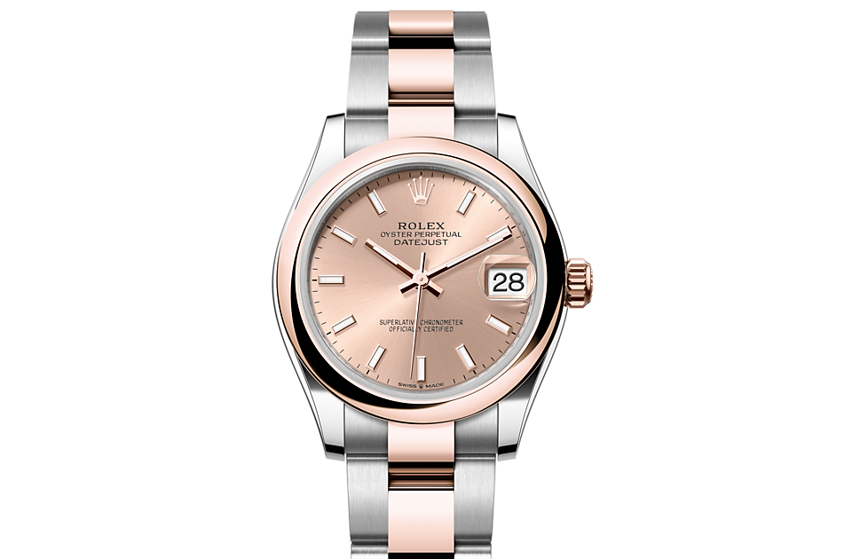 Rolex DATEJUST 31 Oyster, 31 mm, Oystersteel and Everose gold  m278241-0009