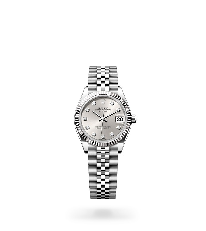 Rolex DATEJUST 31 Oyster, 31 mm, Oystersteel and white gold  m278274-0030