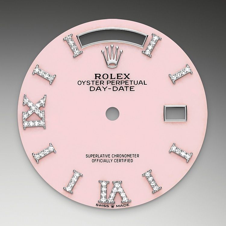 Rolex DAY-DATE 36 Oyster, 36 mm, white gold and diamonds