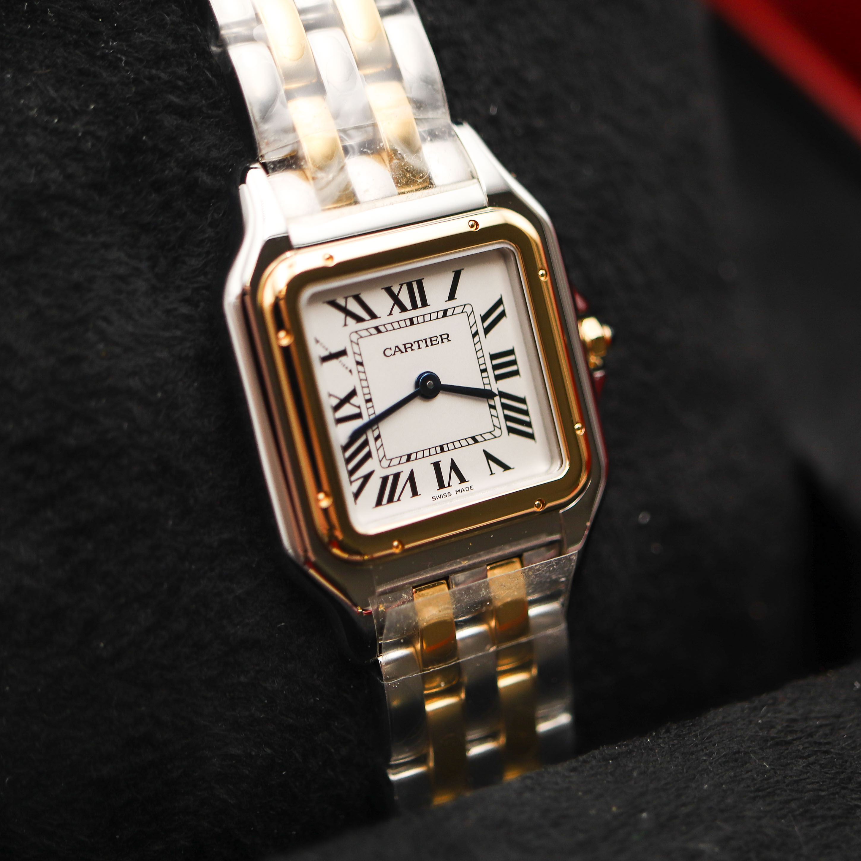 Cartier Panthère Stainless Steel & 18K Yellow Gold Ladies Watch, W2PN0007
