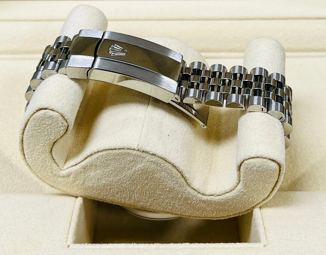 Rolex Datejust 41 Blue Diamond Dial Gold & Steel Watch 126334-0016