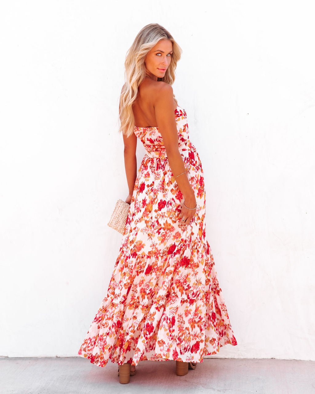 Golden Times Front Cutout Metallic Maxi Dress - FINAL SALE