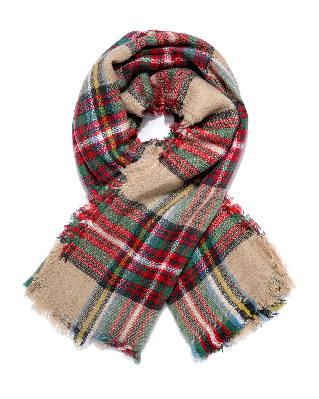 Ava Plaid Blanket Scarf