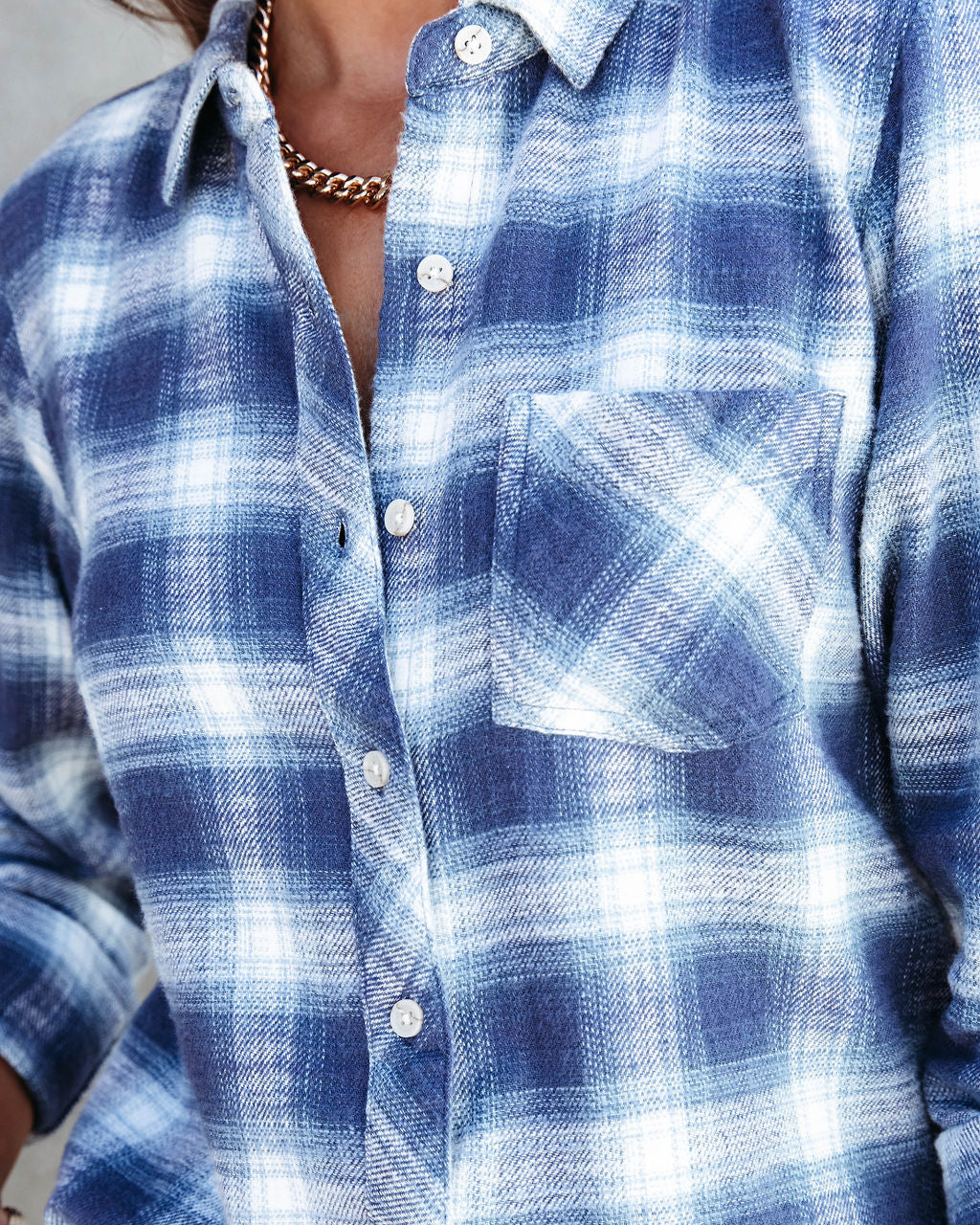 Talk Plaid To Me Button Down Top