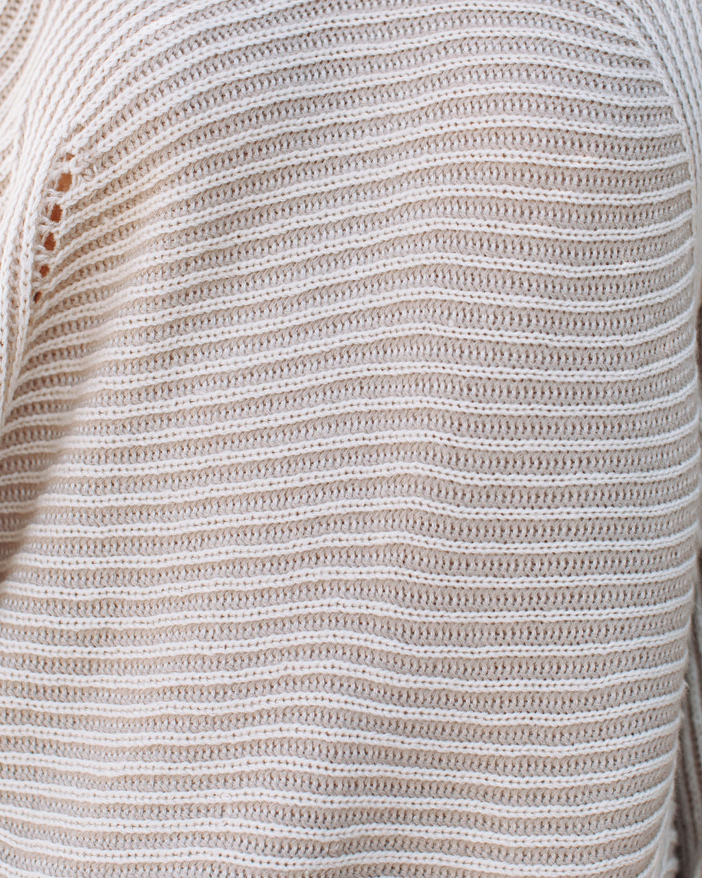 Corvallis Dolman Knit Sweater - Cream Grey - SALE