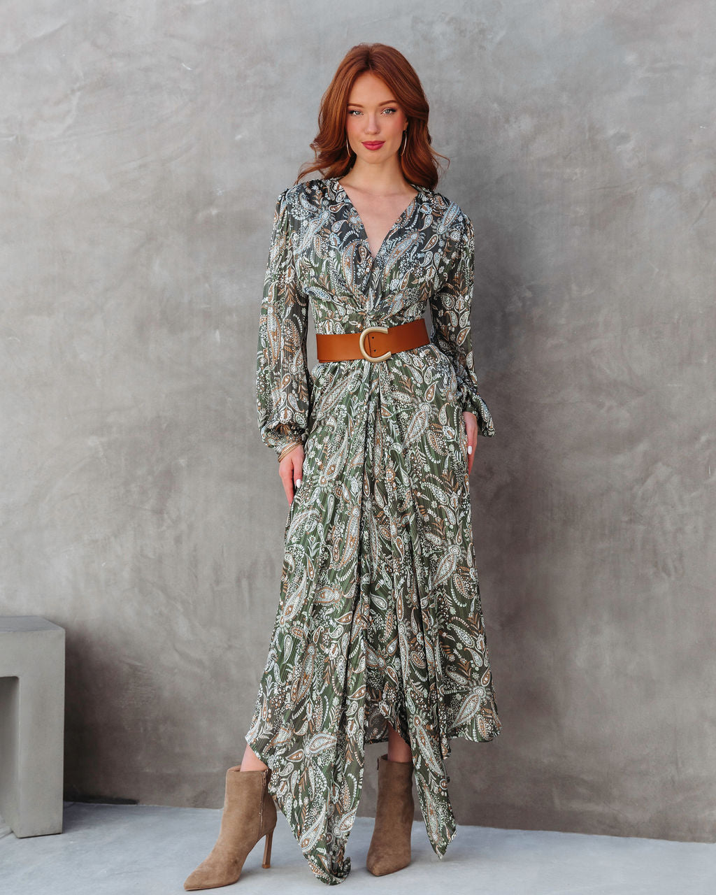 Olivera Paisley Maxi Dress