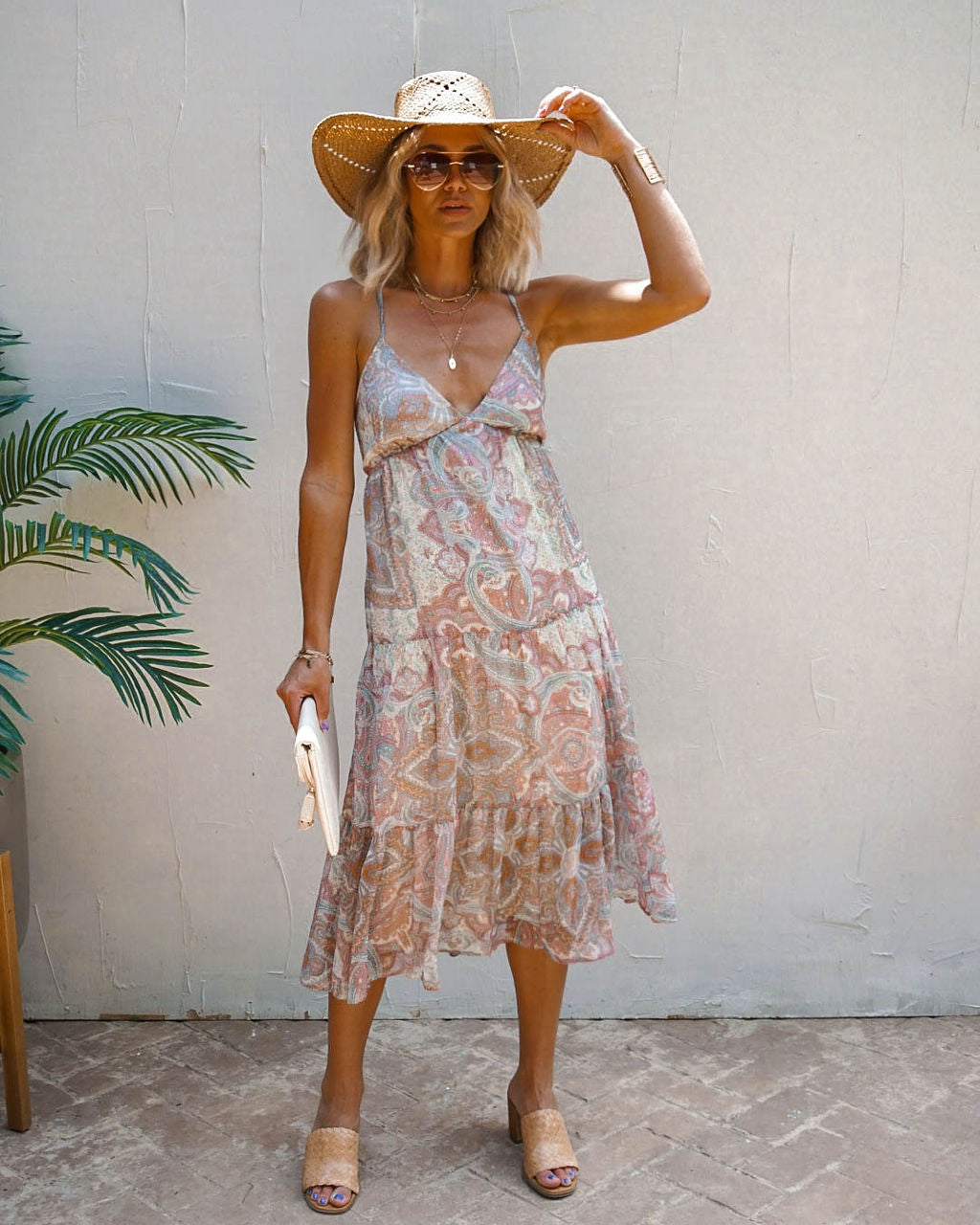 Costantino Paisley Midi Dress - FINAL SALE