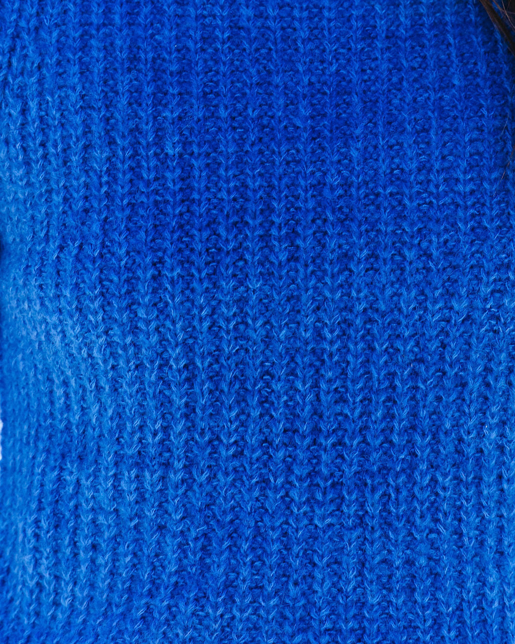 Sweet Devine Moment Knit Pullover Sweater - Blue