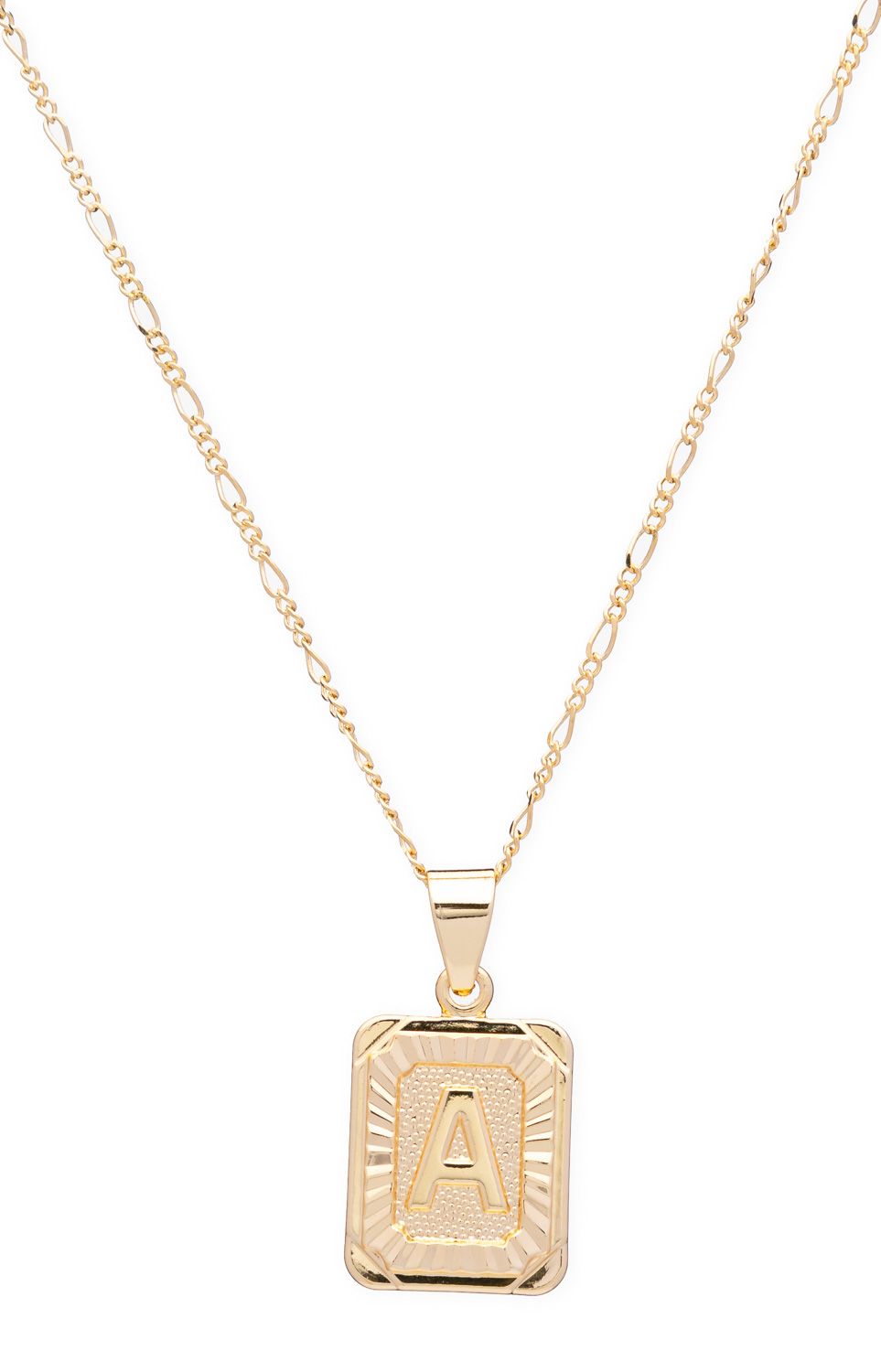 Bracha - Initial Card Necklace