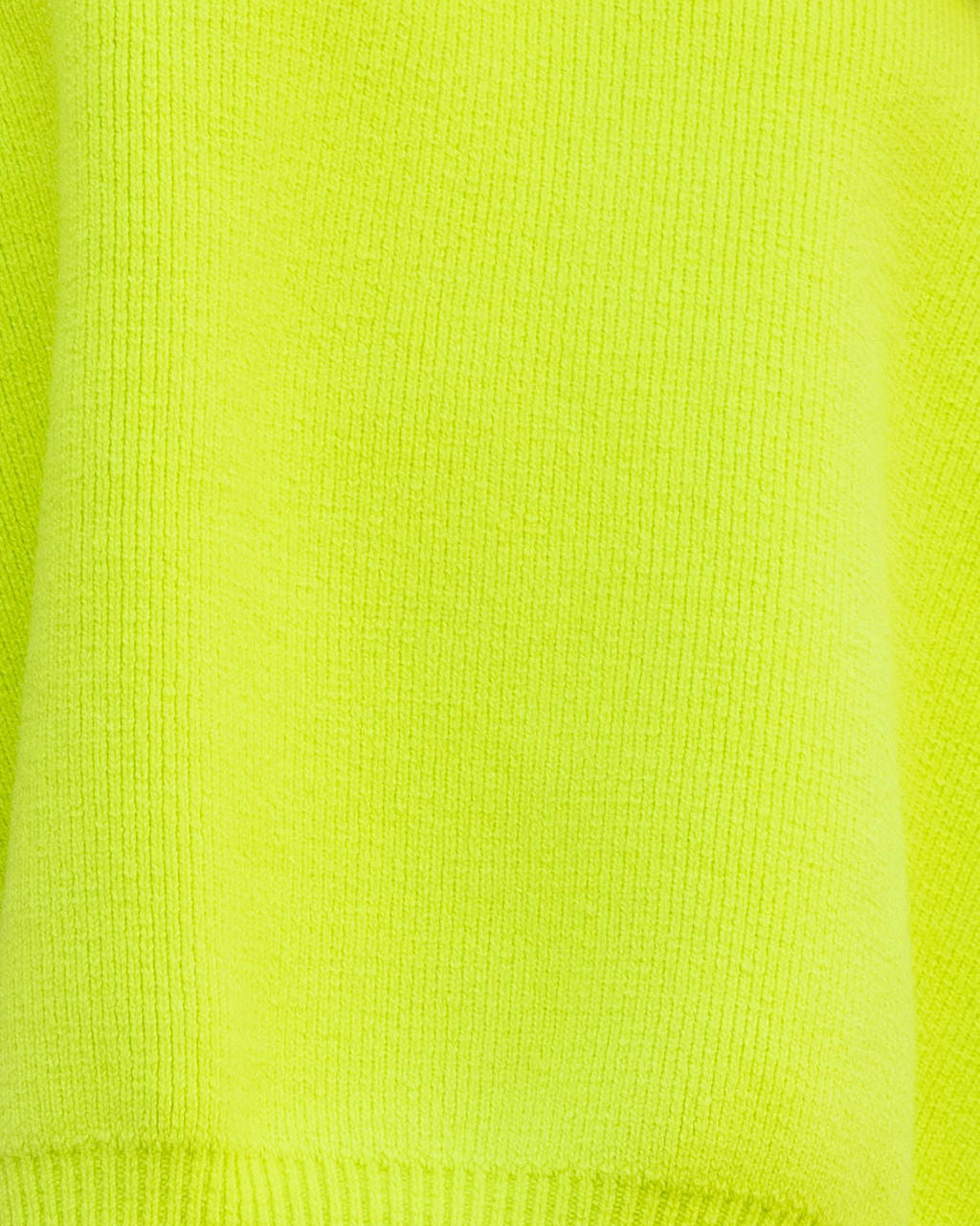 Elouise Knit Oversized Pullover Sweater - Lime