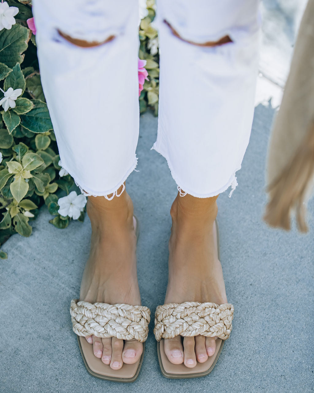 The Tesoro Woven Sandal - Natural - FINAL SALE