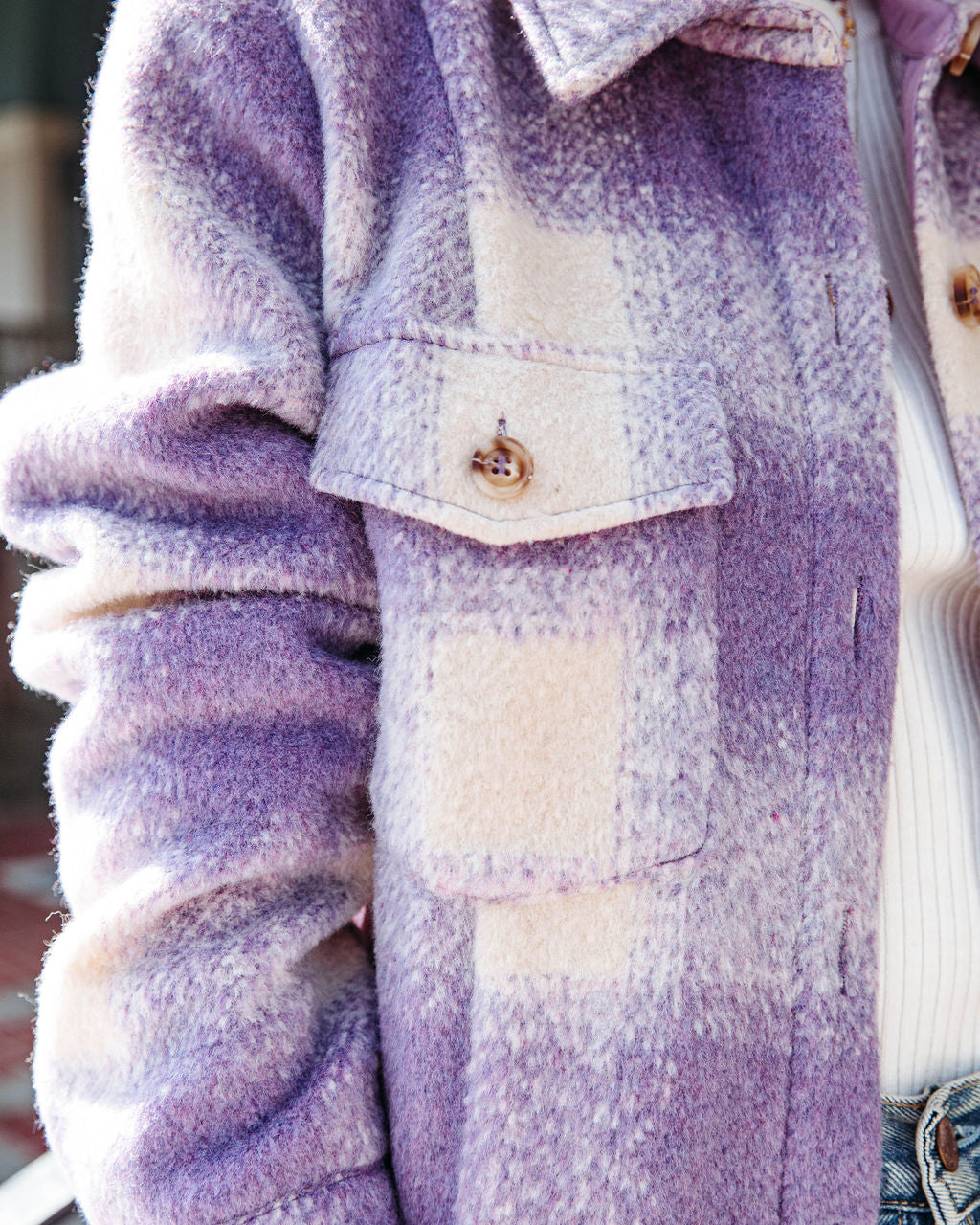 Aspen Is Calling Pocketed Plaid Jacket - SALE