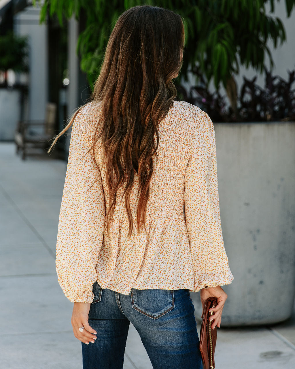 Clementina Floral Smocked Top - SALE