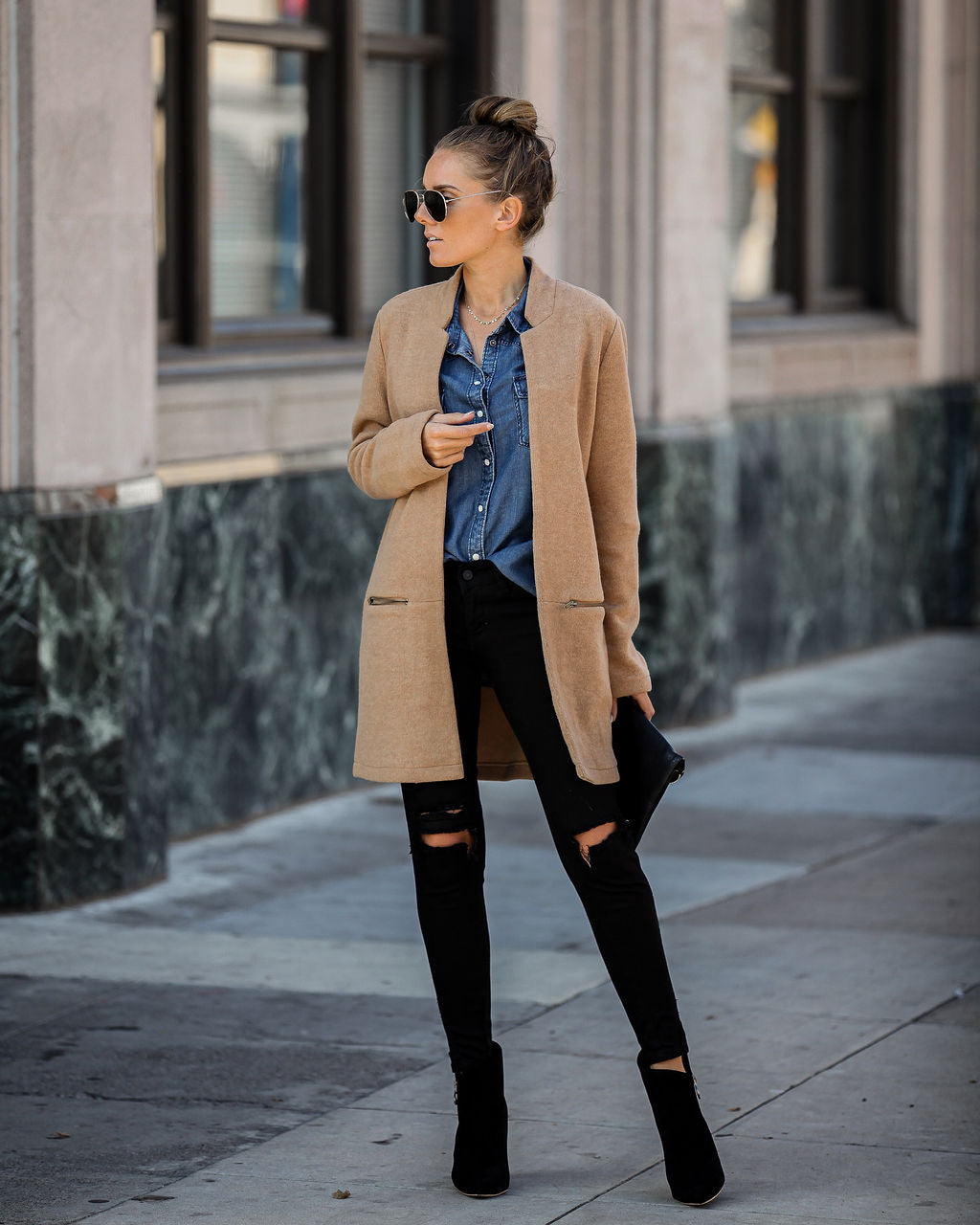 PREORDER - Catalog Pocketed Coat - Camel