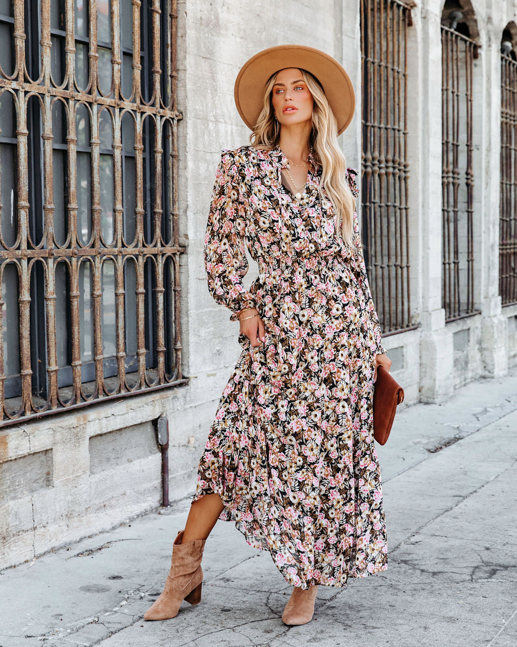 Bloom Your Own Way Ruffle Smocked Maxi Dress