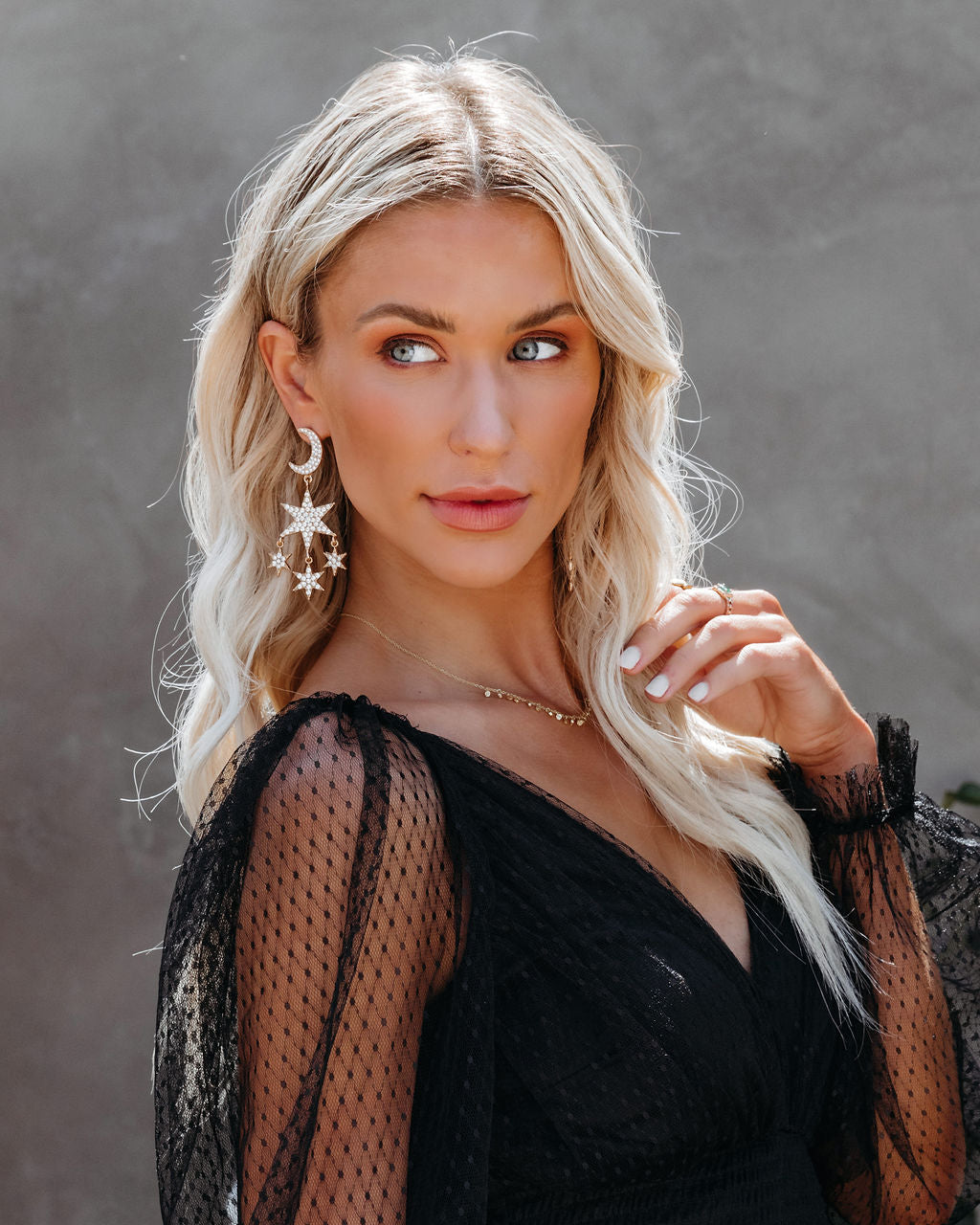 Hang The Moon And Stars Earrings - FINAL SALE
