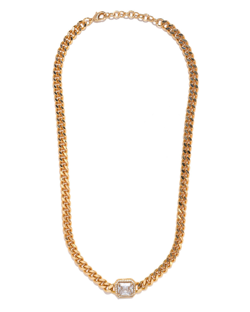 Jules Chain Necklace - Clear