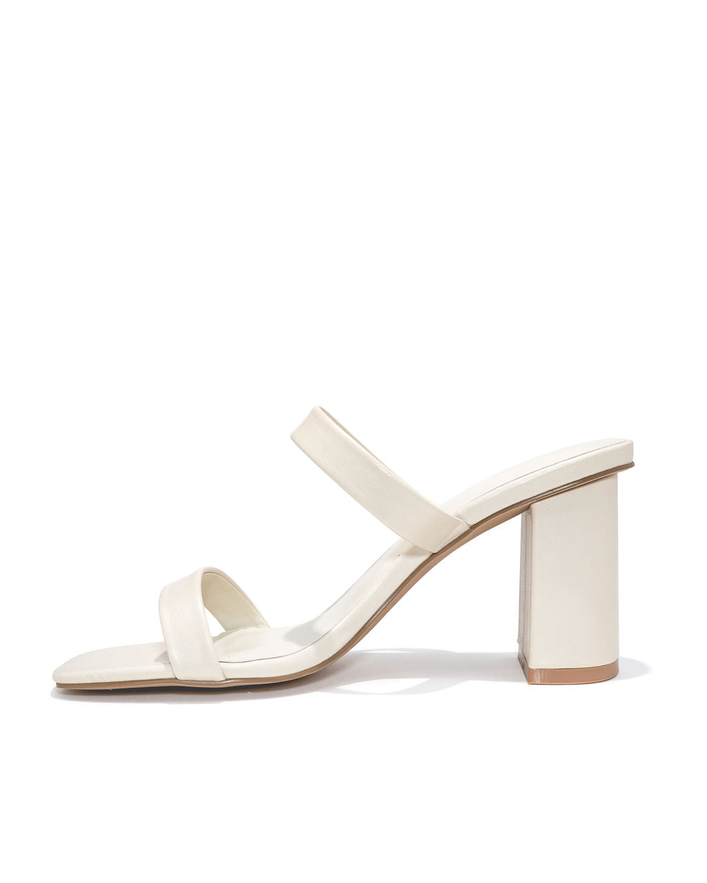 Raye Block Heeled Sandal - Beige - FINAL SALE
