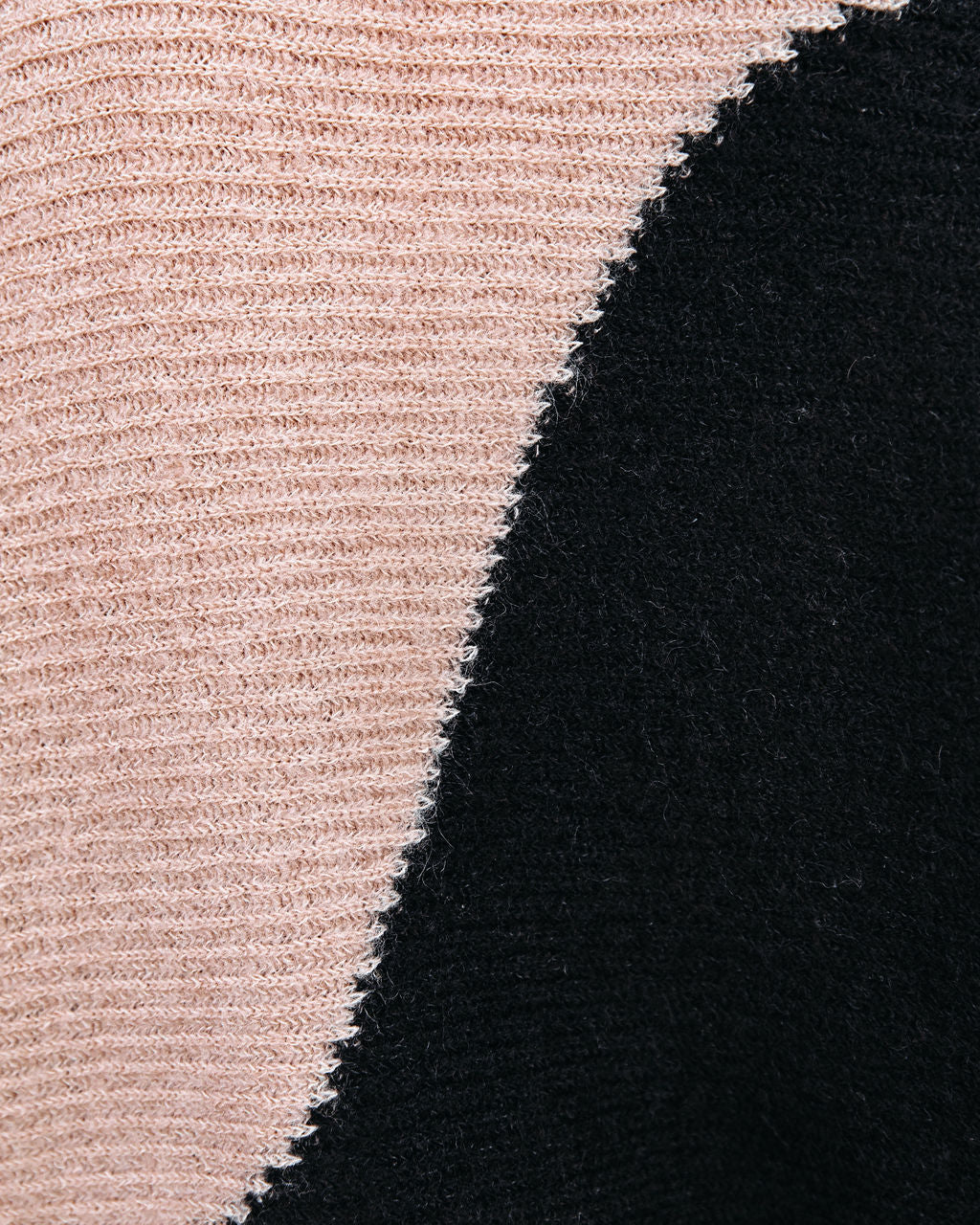 Two Roads Diverged Colorblock Knit Sweater - Black