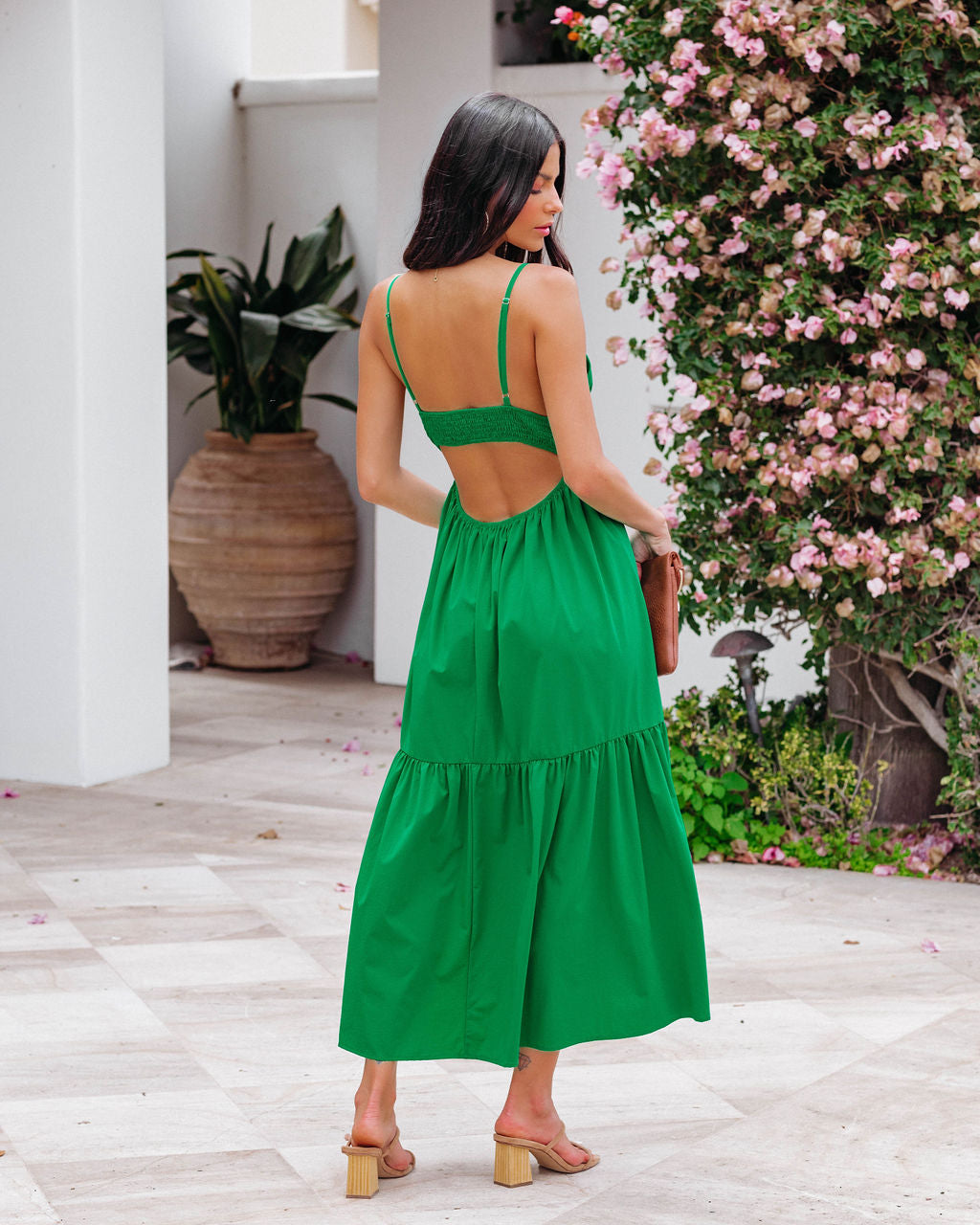 Zuleyka Midi Dress - Green - FINAL SALE