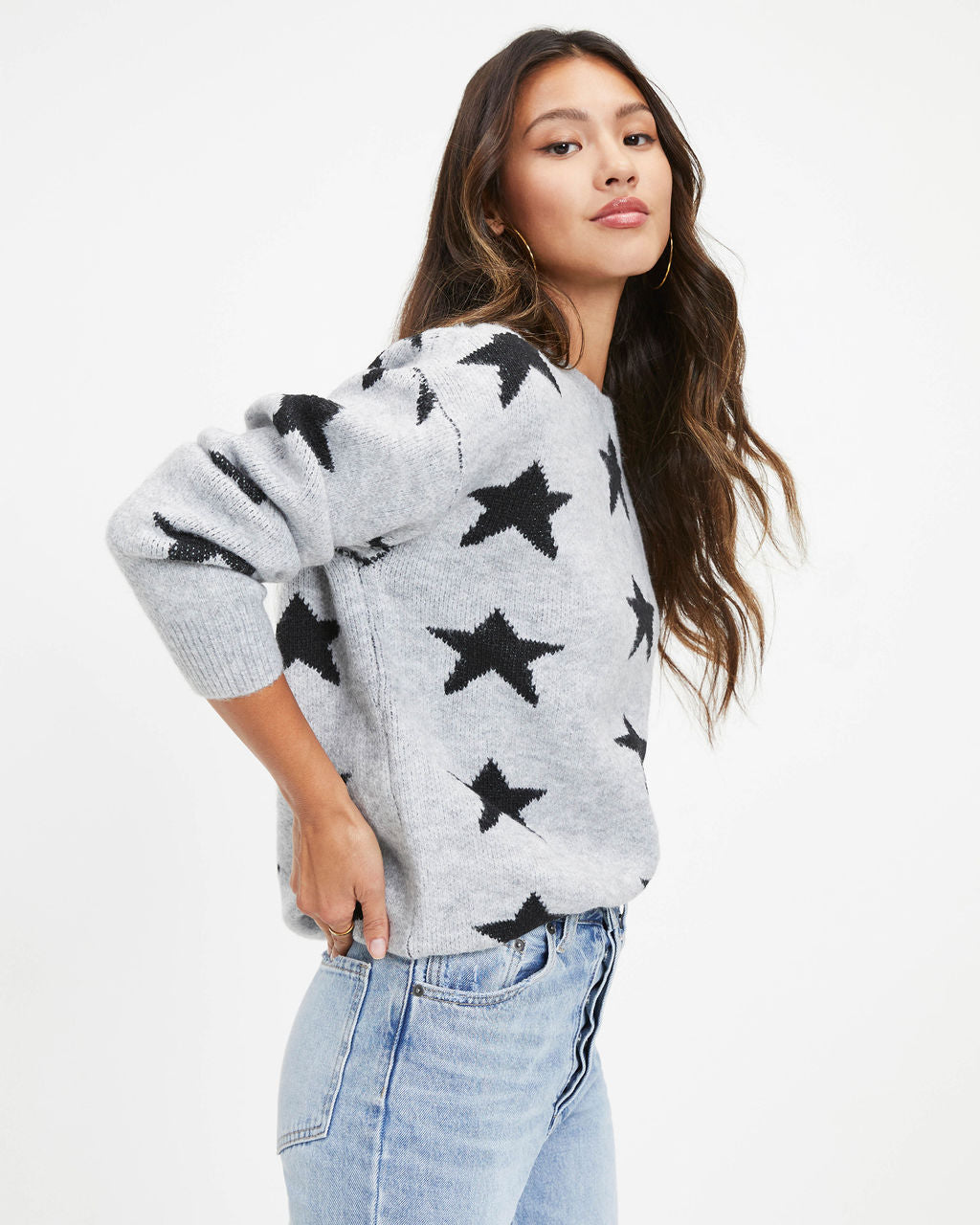 Aim For The Stars Knit Pullover Sweater