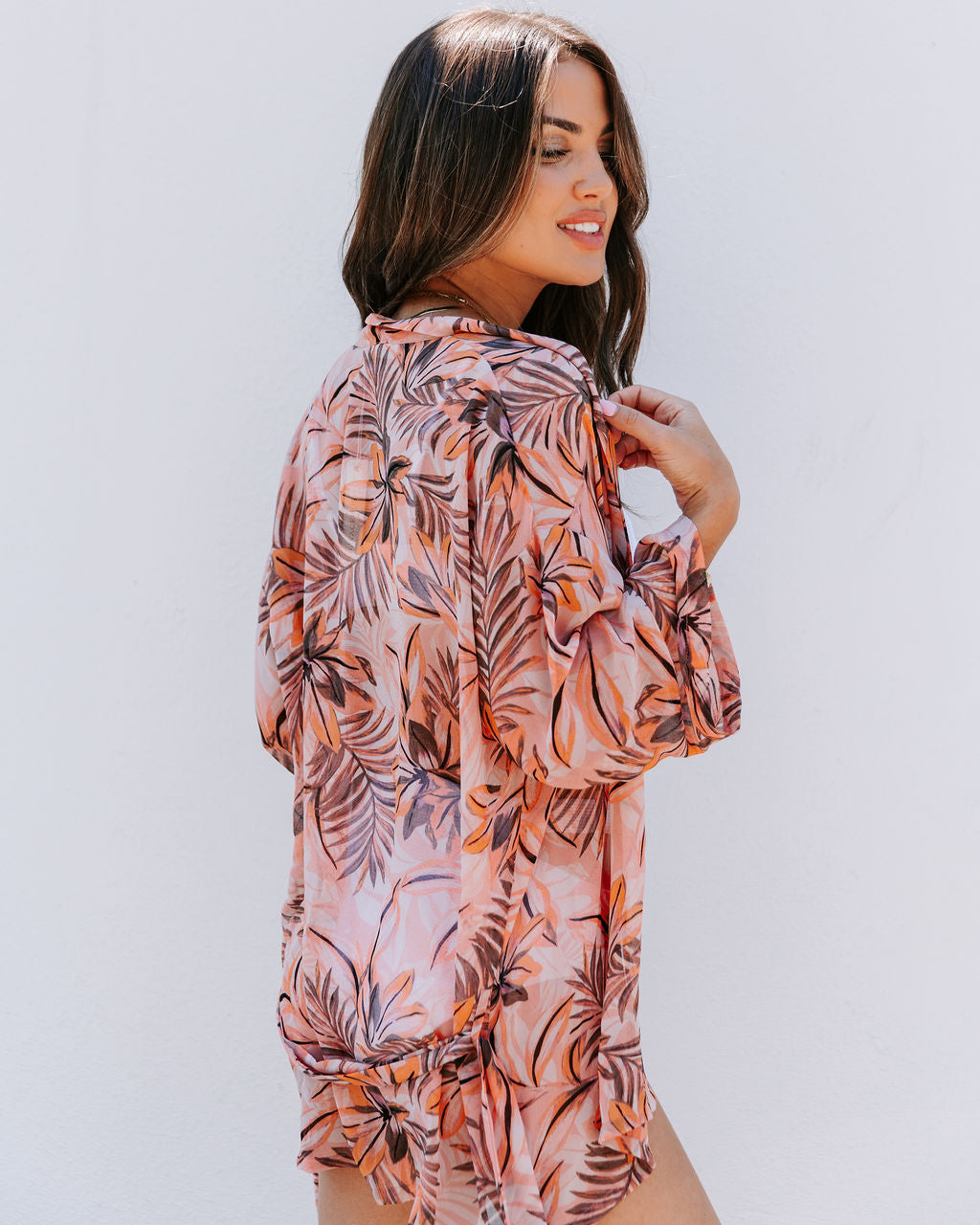 Gaviota Printed Kimono Wrap Top - FINAL SALE
