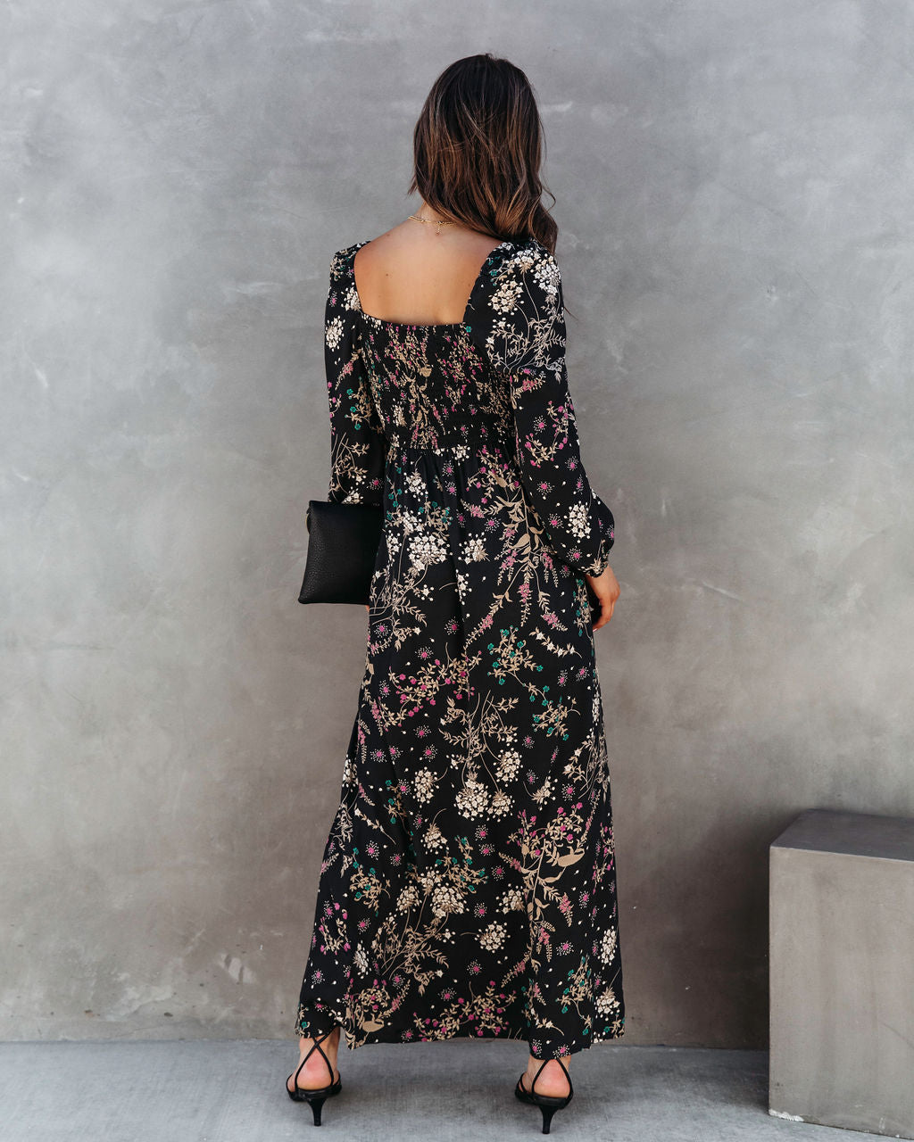 Cassidy Printed Slit Maxi Dress - SALE