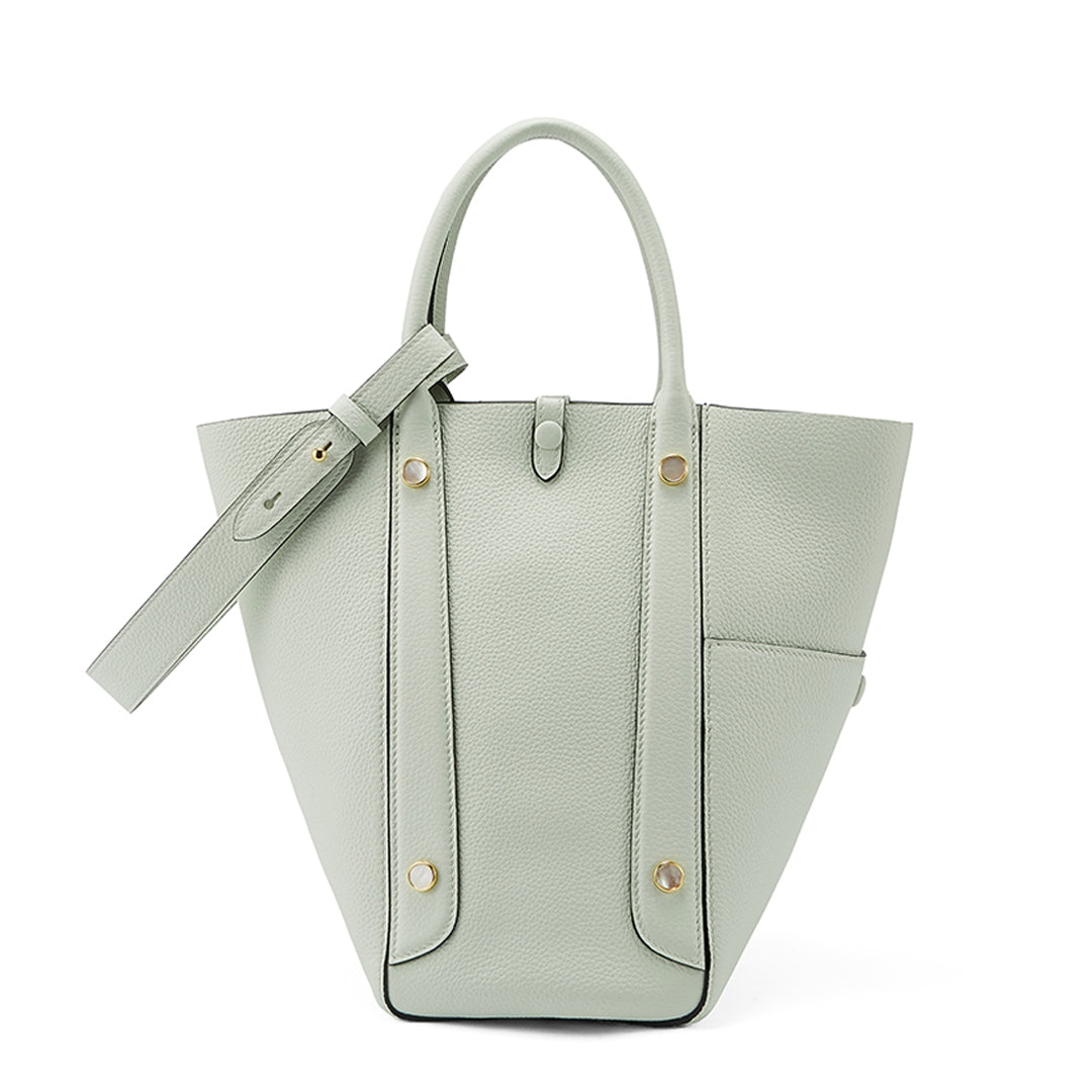 Handmade Light Green TOGO Leather Picotin Tote Bag