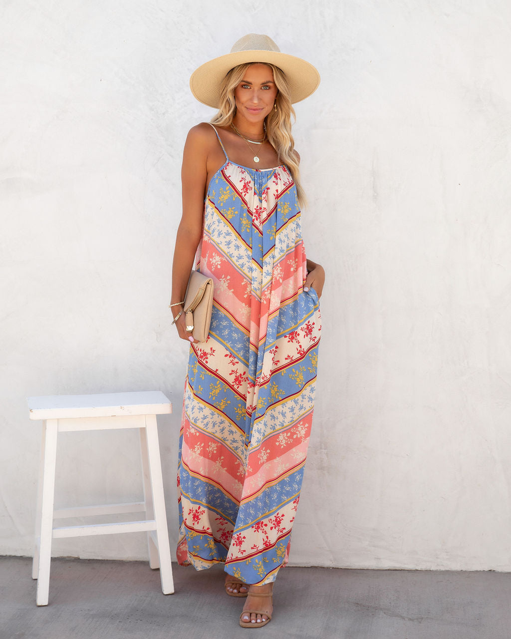 Desert Dreaming Pocketed Maxi Dress - FINAL SALE