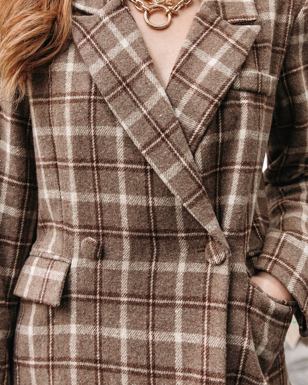 Prep Star Plaid Blazer Mini Dress
