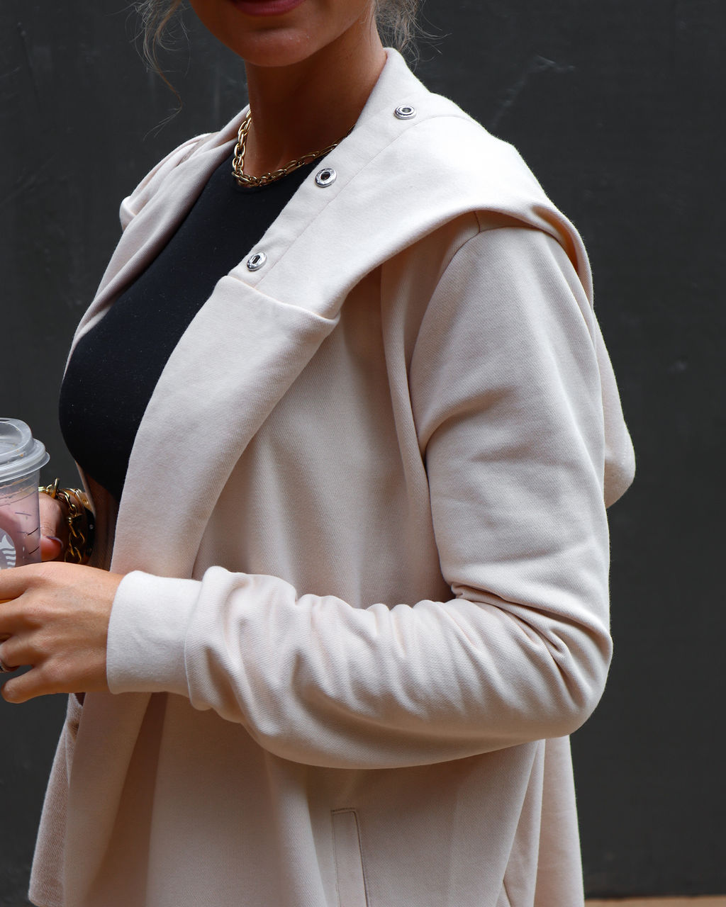 Kathy Pocketed Jacket - Beige