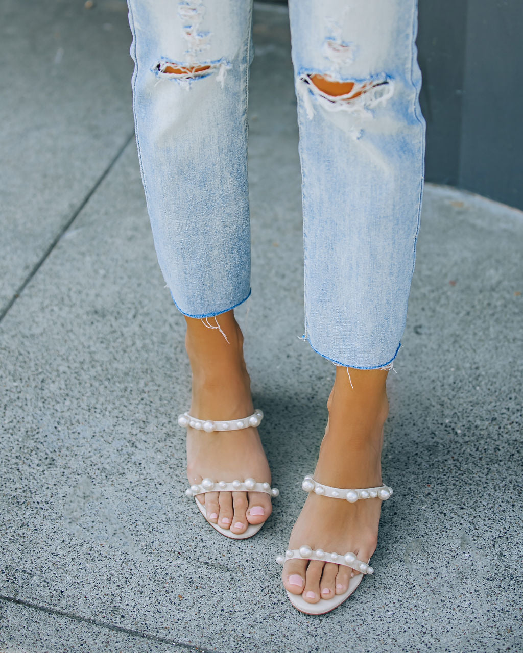 Josefa Studded Heeled Sandal - FINAL SALE